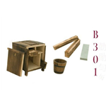 B 301 kit di pulizia per lama cassetta in legno